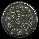 2 euro conmemorativos Blgica 2011