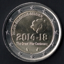 2 euro conmemorativos Blgica 2014