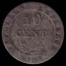 10 centimes Napoleo Ier N couronne revers