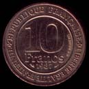 10 francs 1987 Millnaire Captien avers