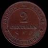 2 centimes 1896