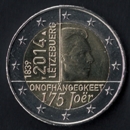 2 Euro Gedenkmnzen Luxemburg 2014