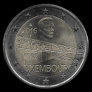 2 Euro Gedenkmnzen Luxemburg 2016