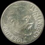 100 francs 1985 mile Zola avers