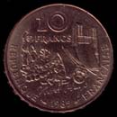 10 francs 1985 Victor Hugo revers