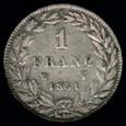 1 franc Louis Philippe I type Domard tte nue revers