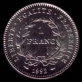 1 franc 1992