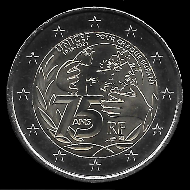2 euro commemorative France 2021