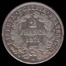 2 francs 1871