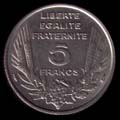5 francs Bazor revers