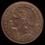 5 francs Lavrillier bronze-aluminium avers